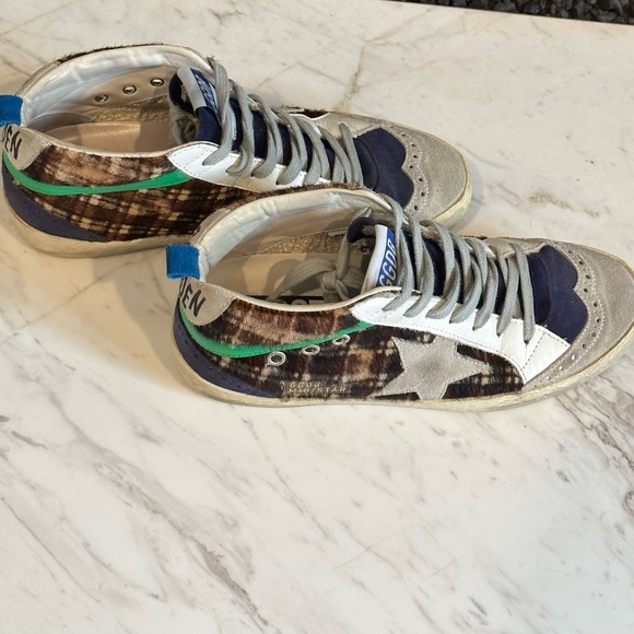Authentic GOLDEN GOOSE MIDSTAR  Mid top  Sneakers Made with fine materials s 37. - Picture 8 of 13